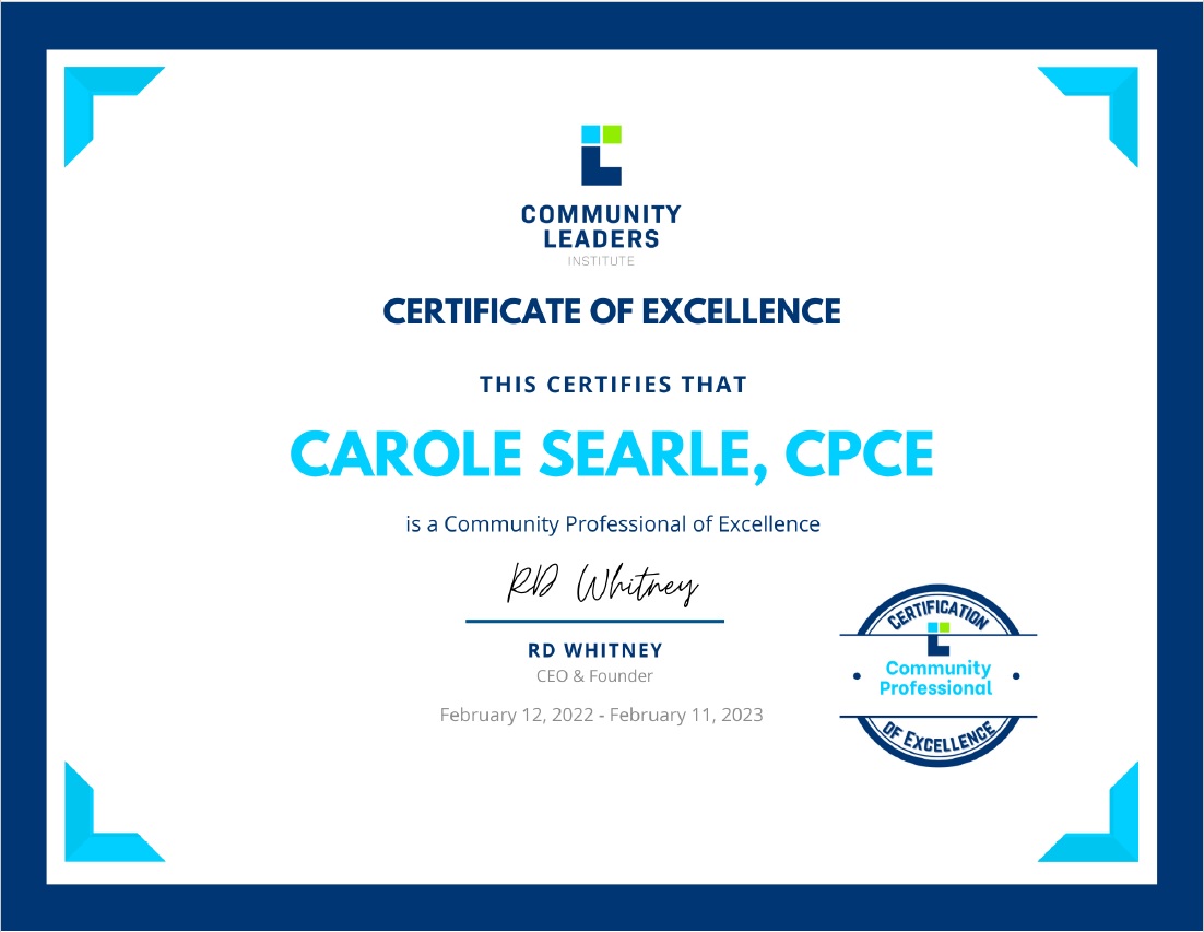Certificate of Excellence